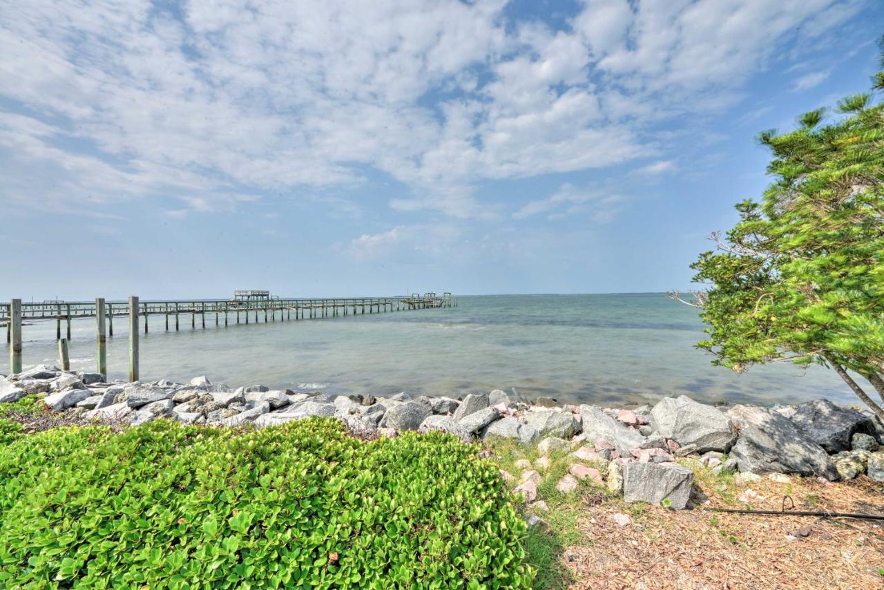 Waterfront Harkers Island Home Sunset View And Dock Esterno foto