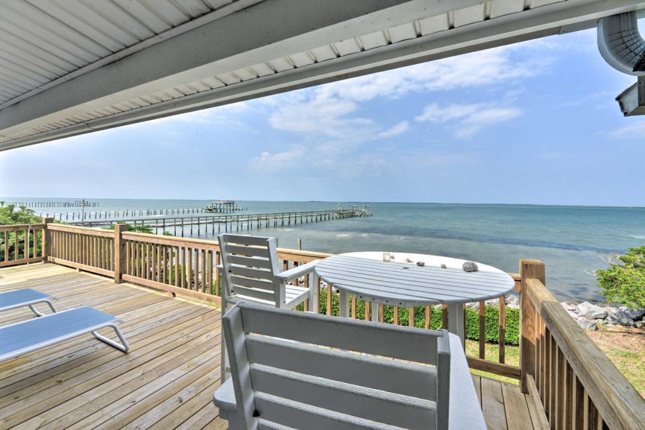 Waterfront Harkers Island Home Sunset View And Dock Esterno foto